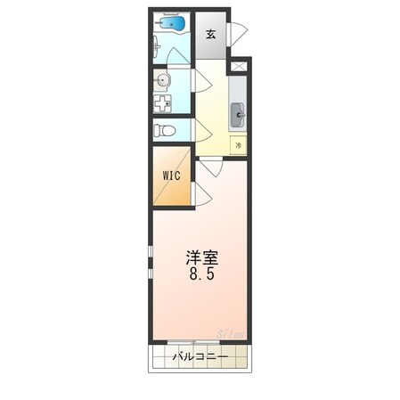 なかもず駅 徒歩10分 1階の物件間取画像